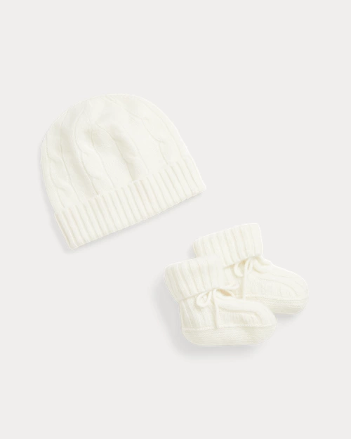 lauren ralph lauren Patucos y gorro de cachemira para bebé niño | Ralph Lauren® ES ÚLTIMAS EDICIONES