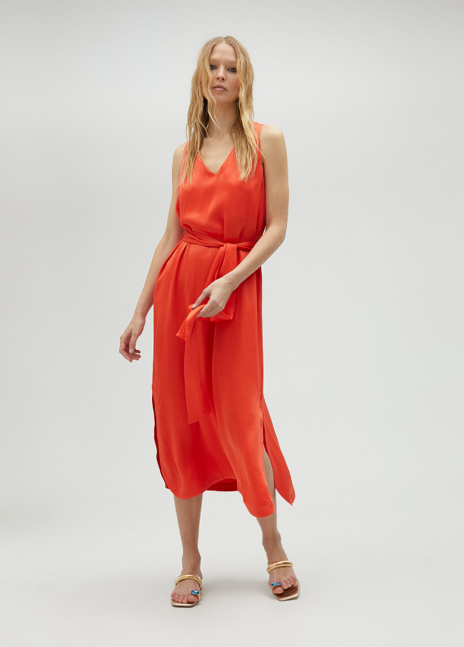 lola casademunt Vestido midi de tirantes Liquidación
