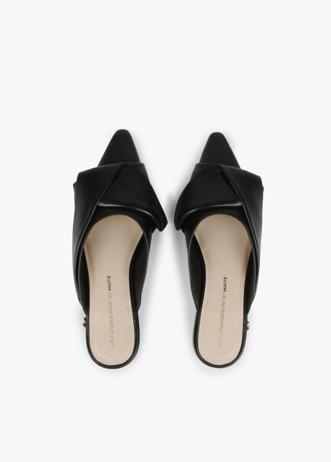 lola casademunt Mule con lazada Última moda