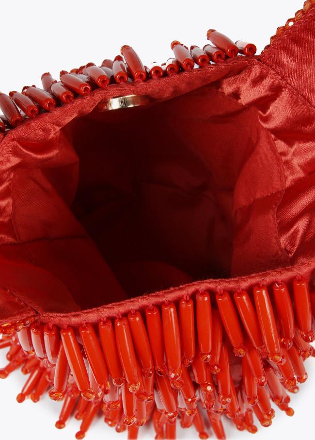 lola casademunt Bolsito pedrería efecto coral En línea