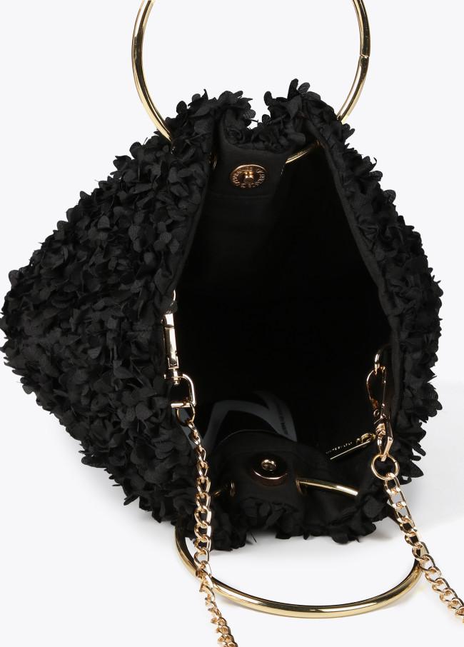 lola casademunt Mini bolso asas metálicas tejido floral Outlet