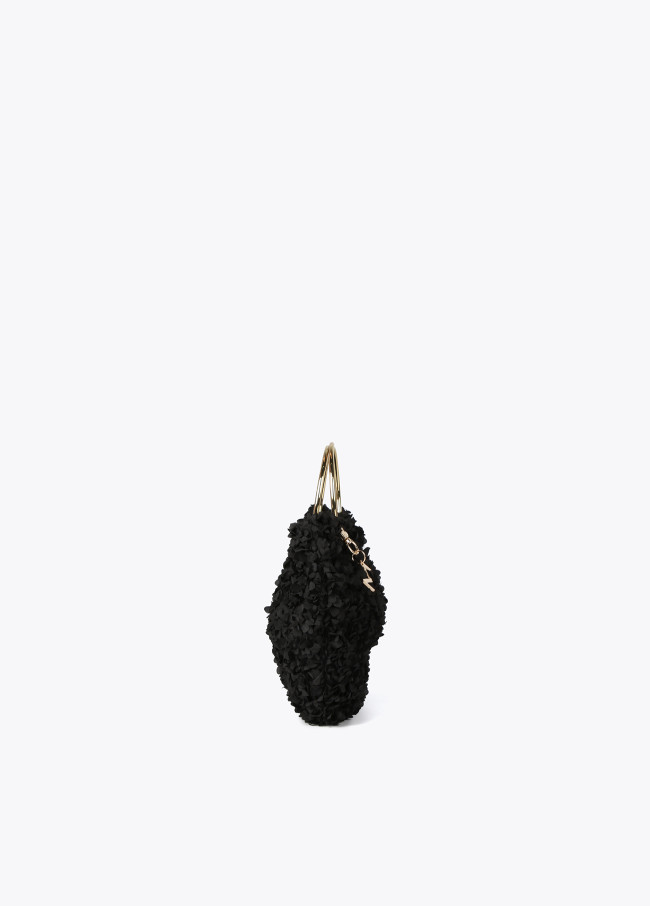 lola casademunt Mini bolso asas metálicas tejido floral Outlet