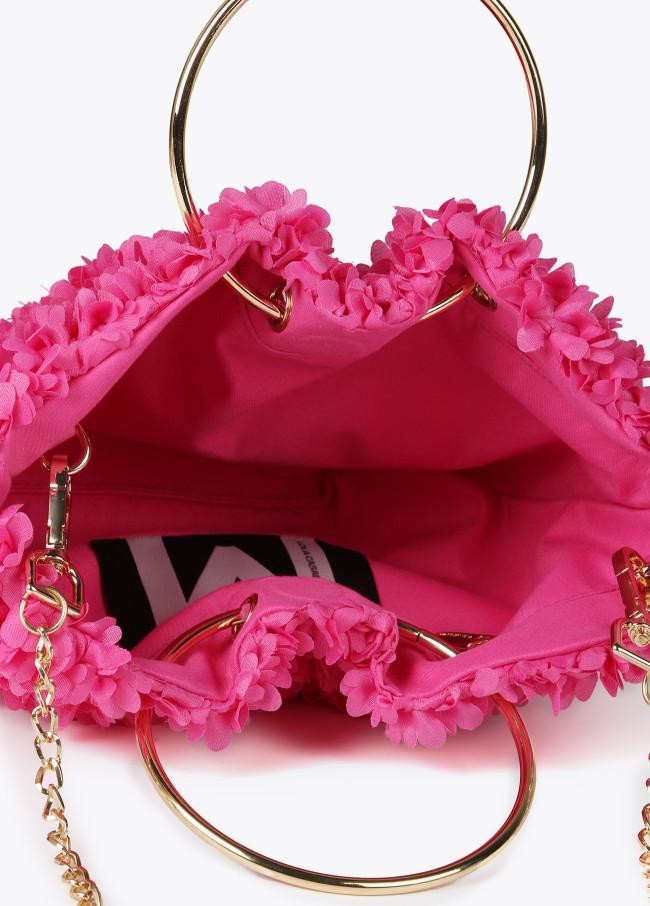 lola casademunt Mini bolso asas metálicas tejido floral Outlet online