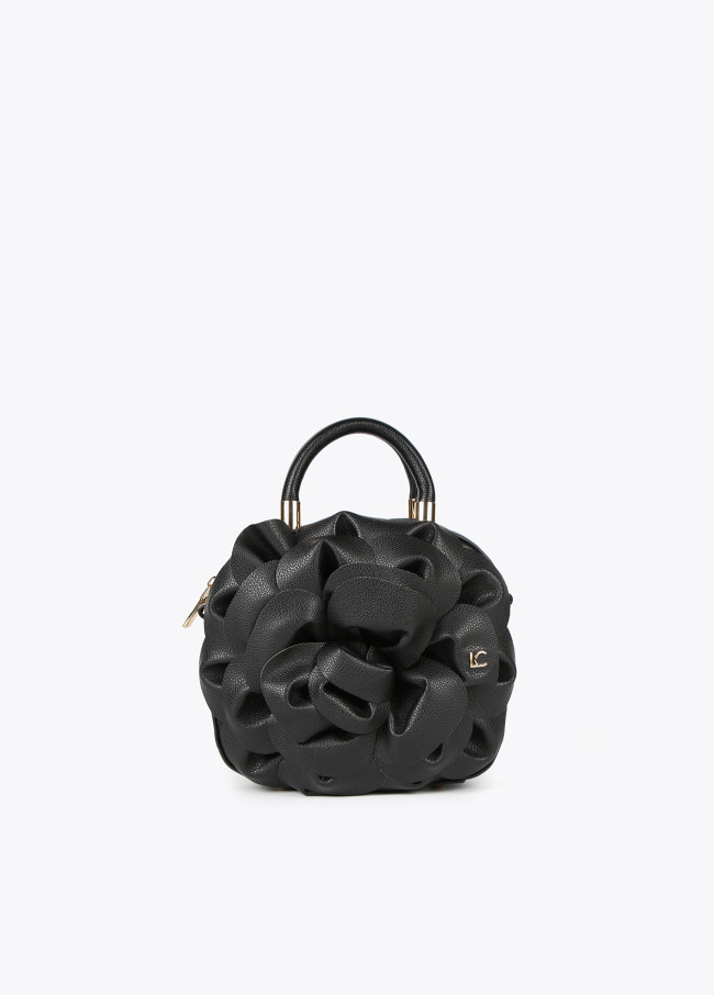lola casademunt Bolso flor efecto piel