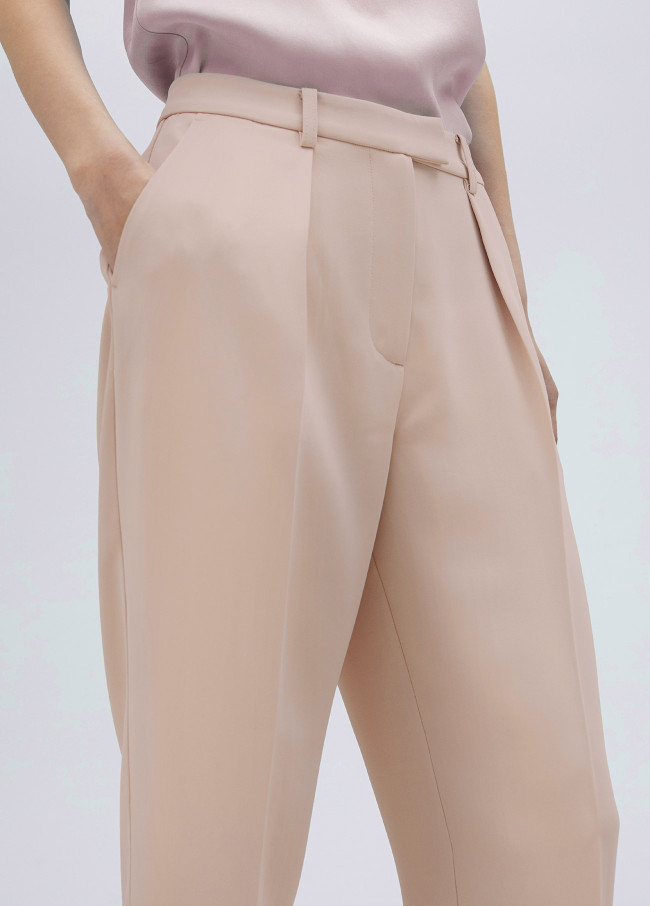 lola casademunt Pantalón fluido nude Ventas relámpago