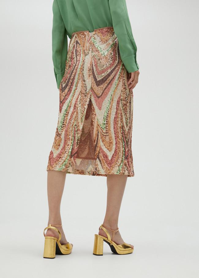 lola casademunt Falda lentejuela stretch Tienda