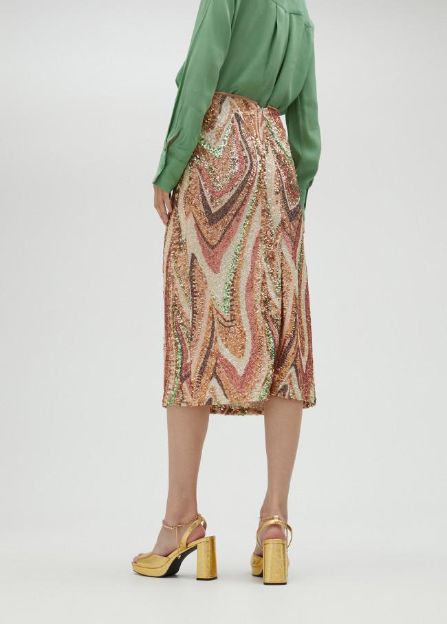 lola casademunt Falda lentejuela stretch Tienda