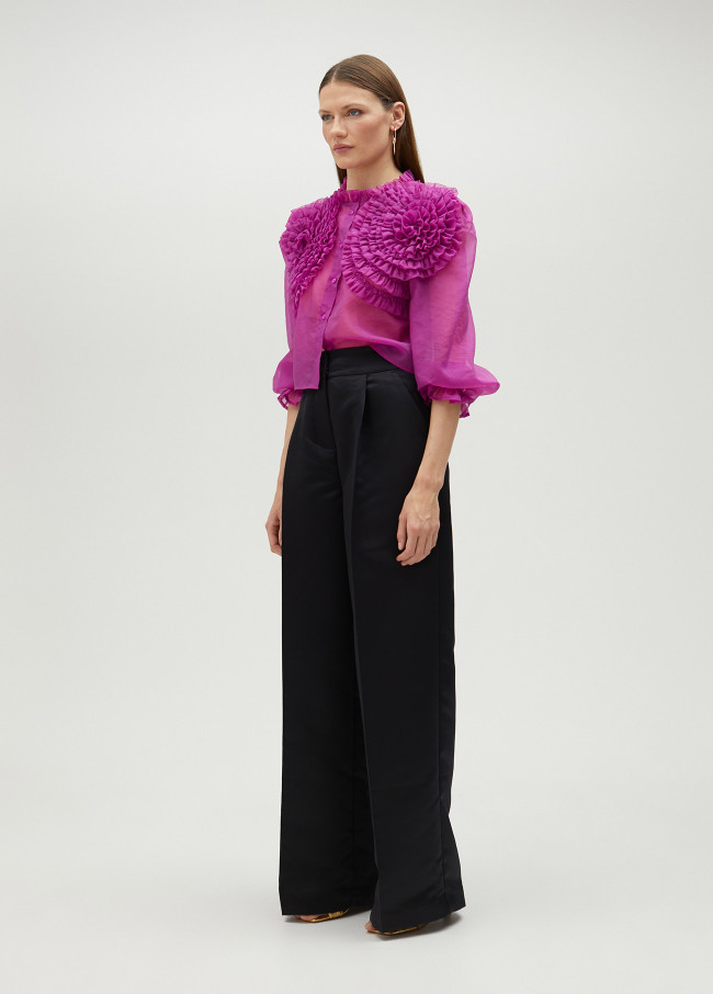 lola casademunt Pantalón palazzo con pinzas Oferta especial