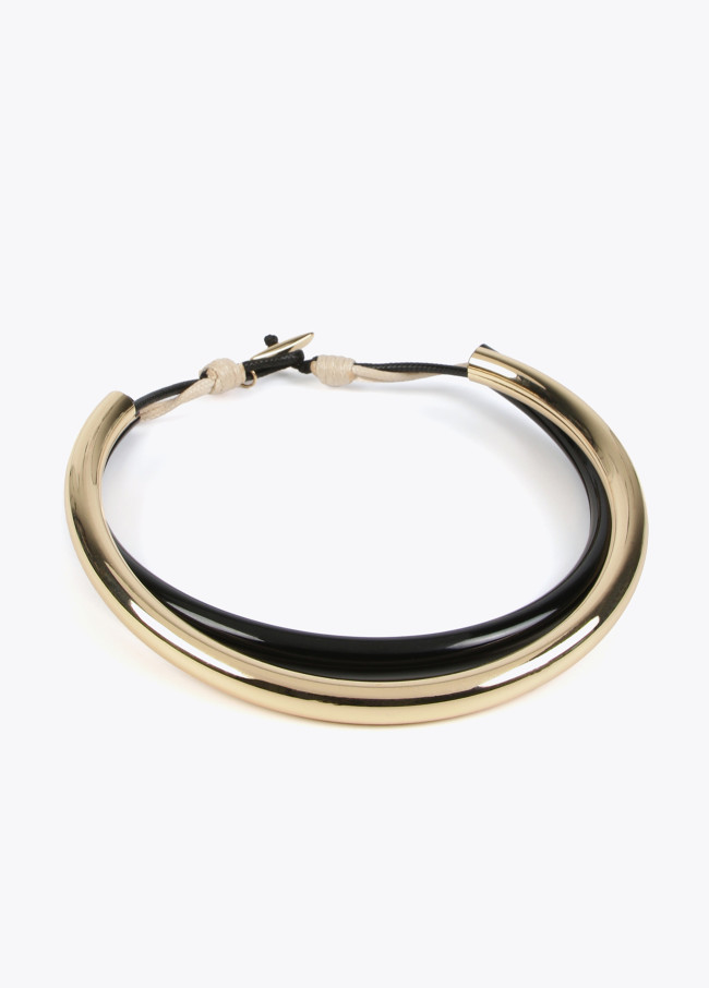 lola casademunt Collar bicolor doble gargantilla Superdescuento