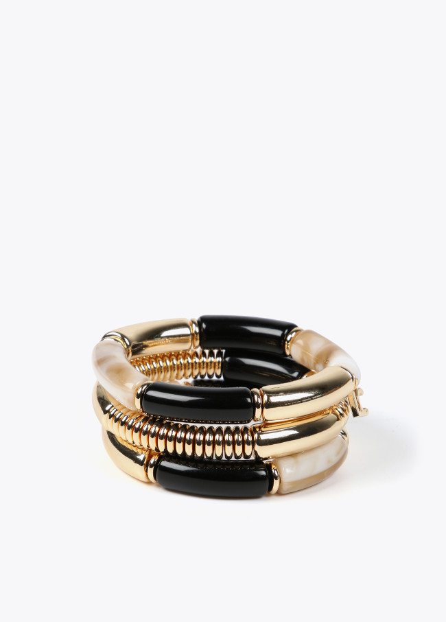 lola casademunt Pack pulseras con piezas acrílicas Envío internacional gratuito