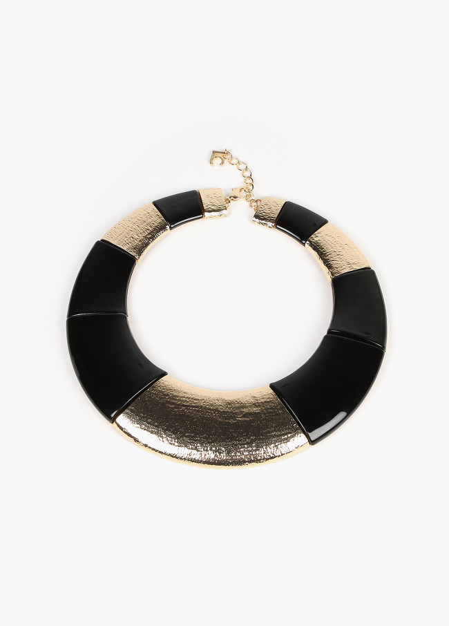lola casademunt Collar maxi estructura bicolor