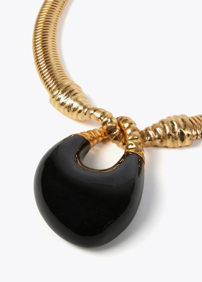 lola casademunt Collar metal elástico con colgante Limitado a 3 días