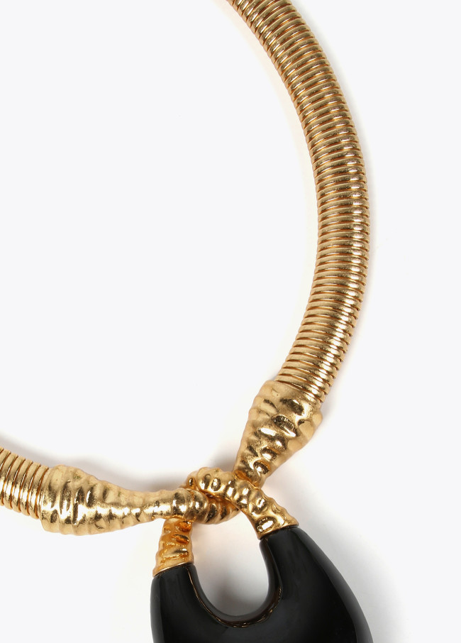 lola casademunt Collar metal elástico con colgante Limitado a 3 días