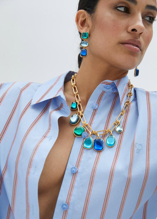 lola casademunt Collar cadena con abalorios Libre de impuestos
