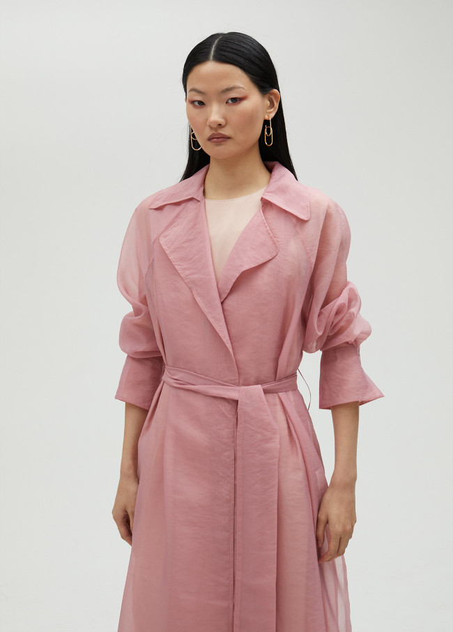 lola casademunt Trench de organza Rebajas de fin de temporada