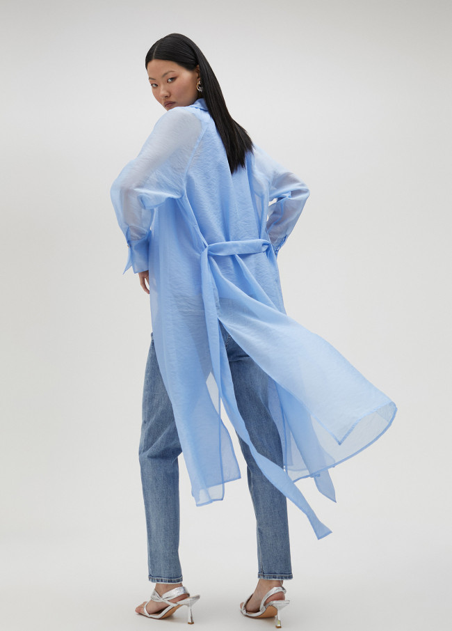 lola casademunt Trench de organza Precio ultrabajo