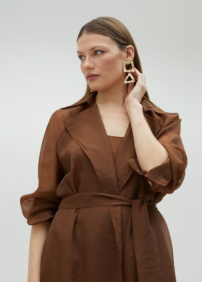 lola casademunt Trench de organza Devoluciones gratuitas