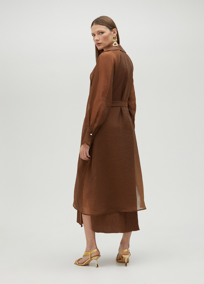 lola casademunt Trench de organza Devoluciones gratuitas