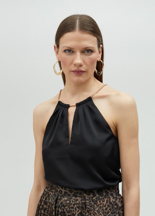 lola casademunt Top halter con cadena Outlet