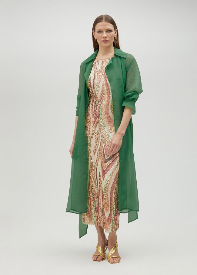 lola casademunt Trench de organza Rebajas