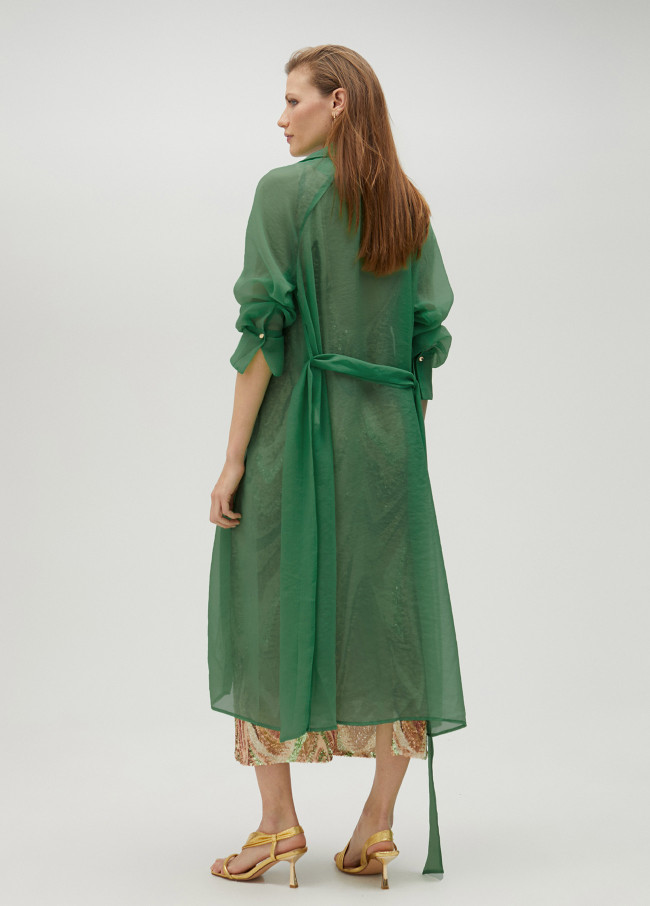 lola casademunt Trench de organza Rebajas