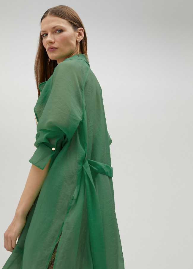 lola casademunt Trench de organza Rebajas