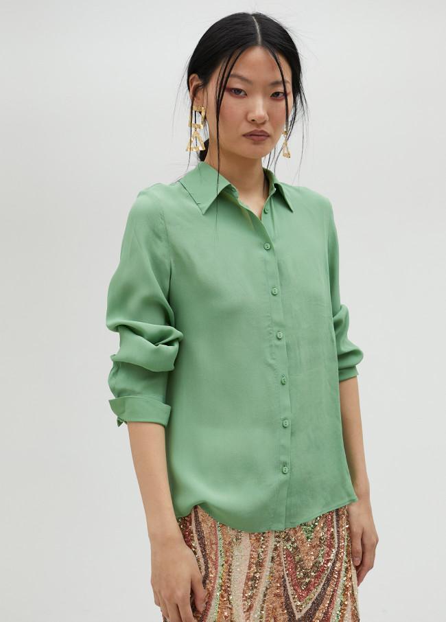 lola casademunt Camisa básica de seda
