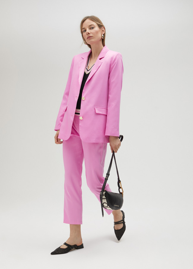 lola casademunt Pantalón traje recto Tienda de fábrica