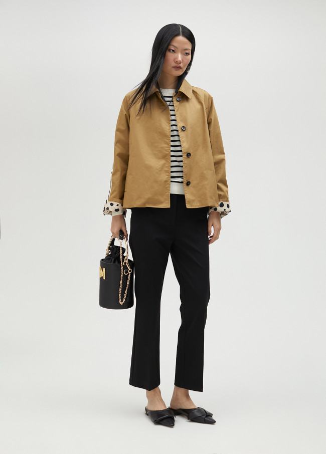 lola casademunt Pantalón campanita slim negro En oferta