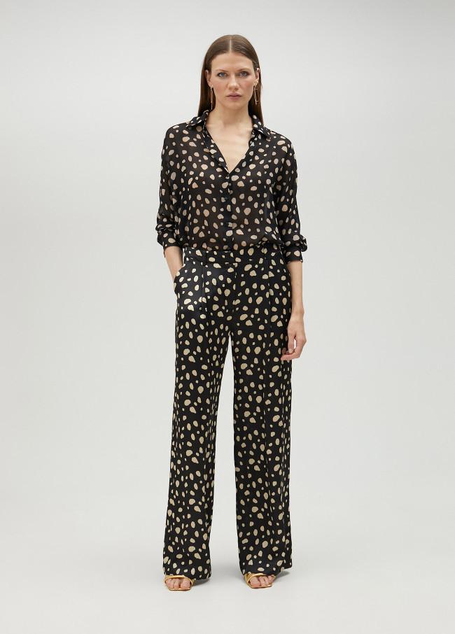 lola casademunt Pantalón palazzo topos Última moda