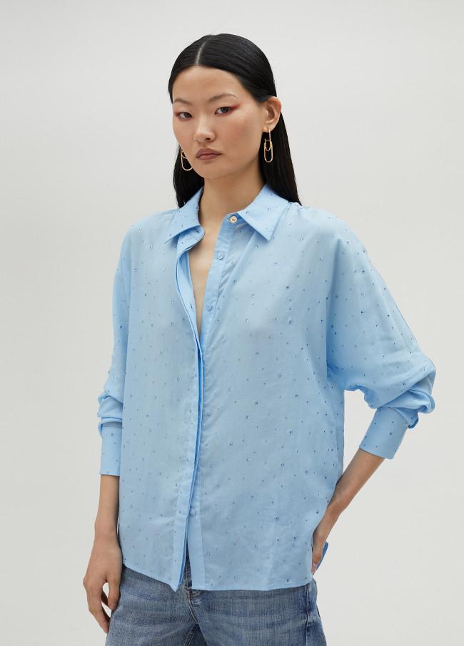 lola casademunt Camisa detalle strass Rebajas