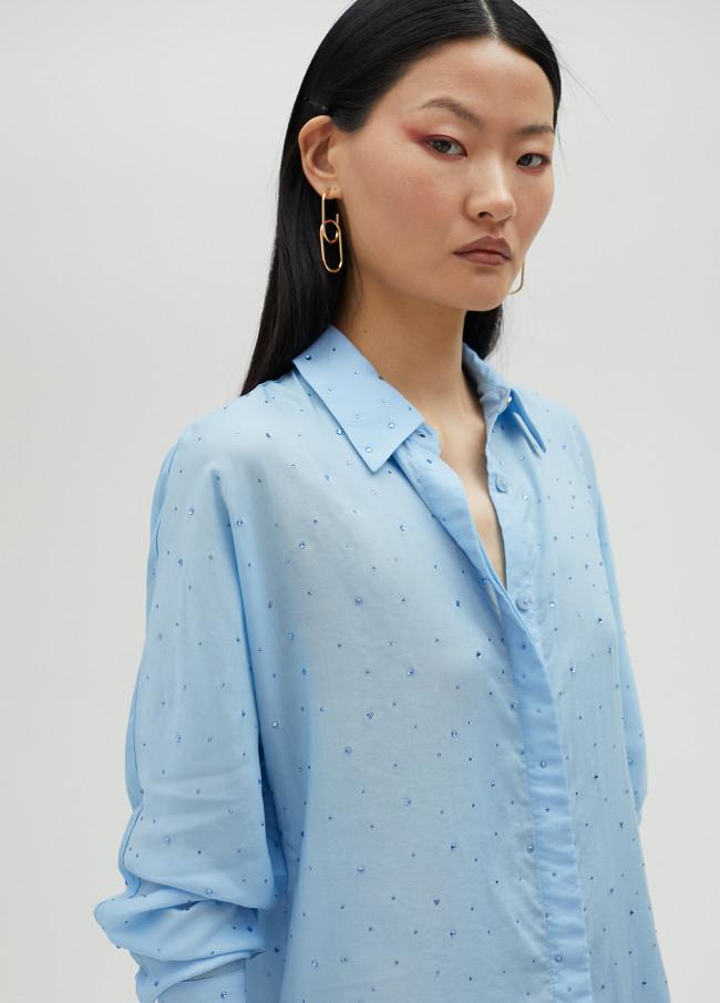 lola casademunt Camisa detalle strass Rebajas