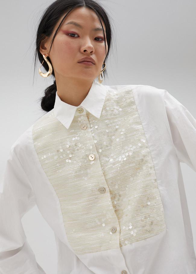 lola casademunt Camisa detalle fantasía Venta caliente