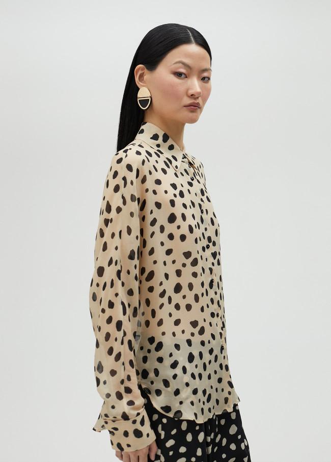 lola casademunt Camisa de topos Ventas relámpago