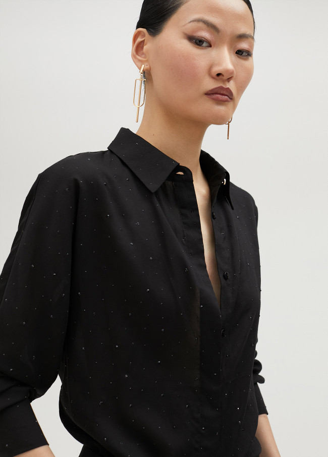 lola casademunt Camisa detalle strass Tienda