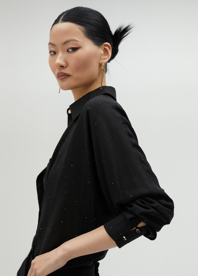 lola casademunt Camisa detalle strass Tienda