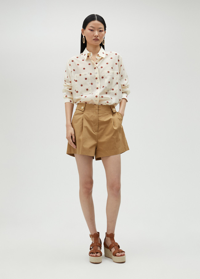 lola casademunt Camisa topos semitransparente Rebajas online