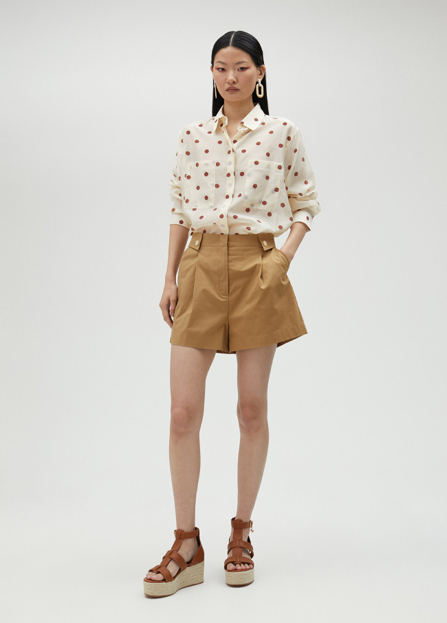 lola casademunt Camisa topos semitransparente Rebajas online