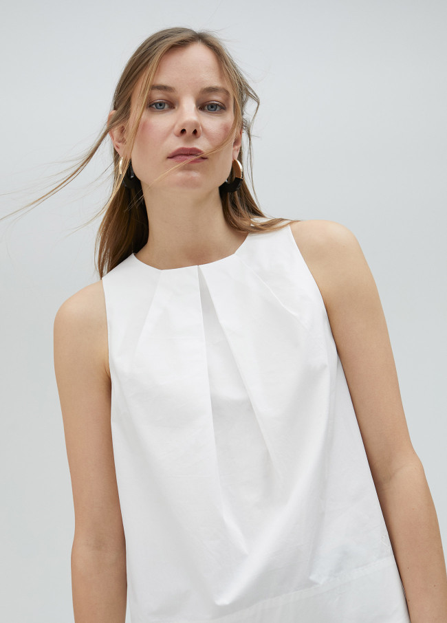 lola casademunt Top de popelín Rebajas top