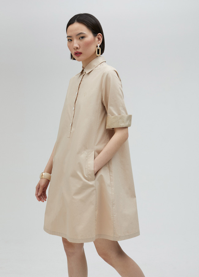 lola casademunt Vestido detalle strass en mangas Precio de fábrica