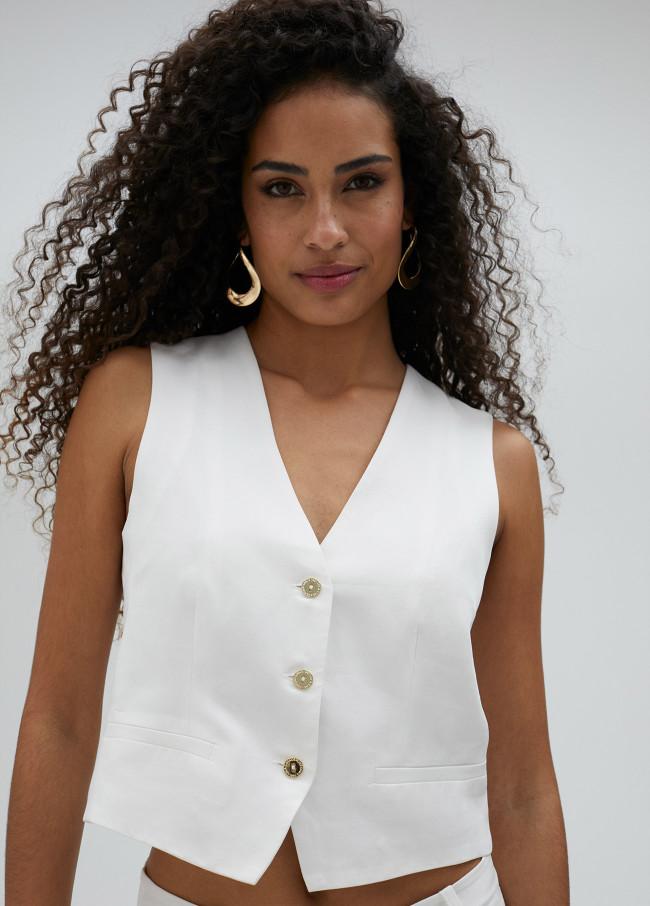 lola casademunt Chaleco tencel Grandes descuentos