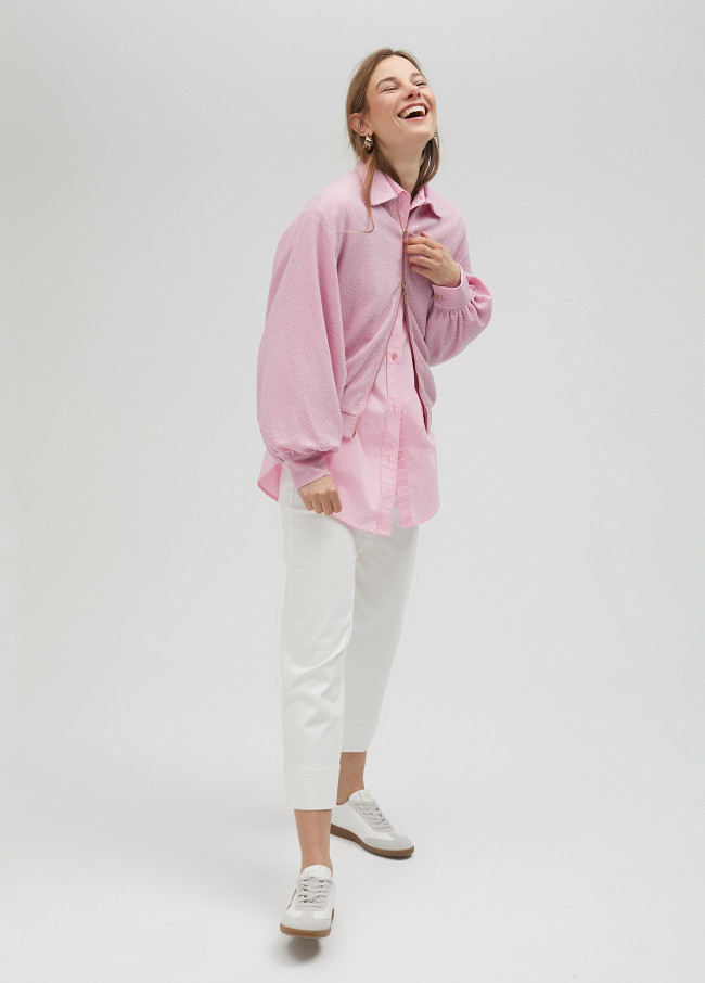 lola casademunt Chaqueta bomber lentejuela rosa Envío internacional gratuito