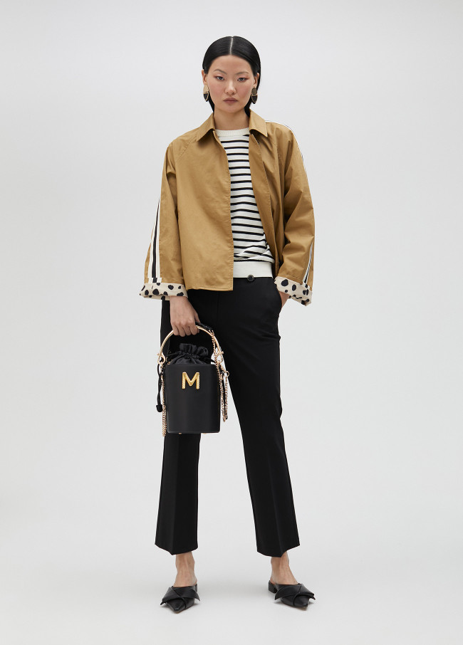 lola casademunt Trench corto camel Tienda de fábrica