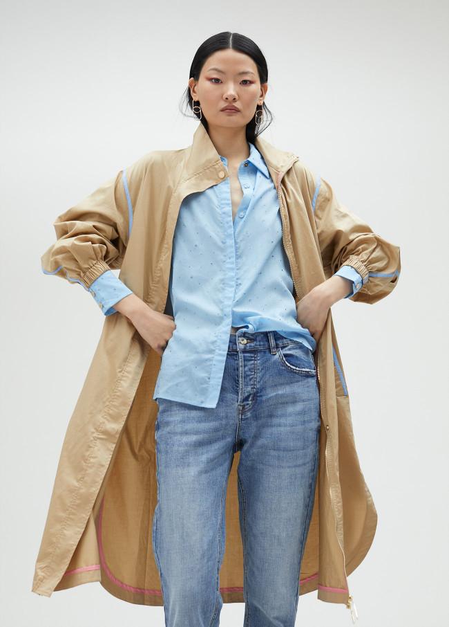 lola casademunt Trench color beige Precios de Black Friday