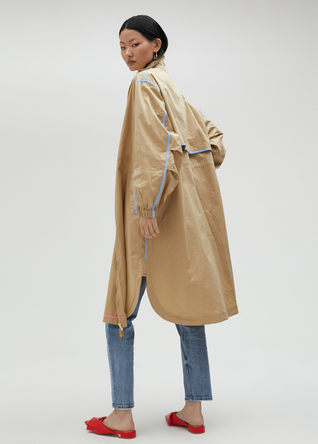 lola casademunt Trench color beige Precios de Black Friday