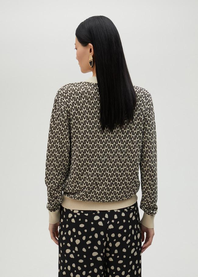 lola casademunt Cárdigan jacquard logotipado En oferta