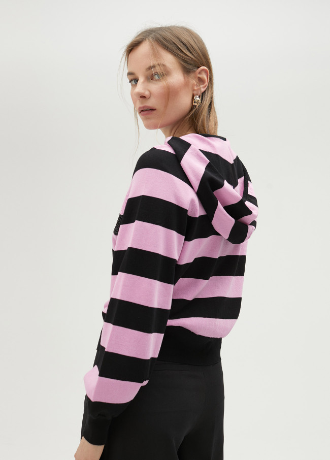 lola casademunt Sudadera de punto con capucha Rebajas