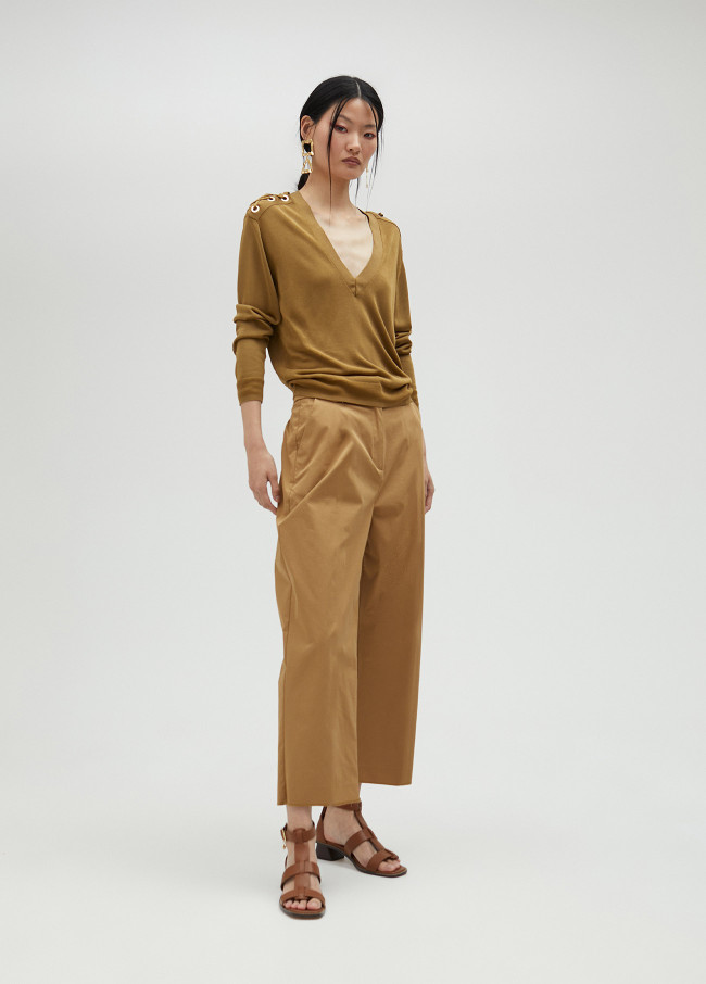 lola casademunt Jersey detalle hombro Venta caliente