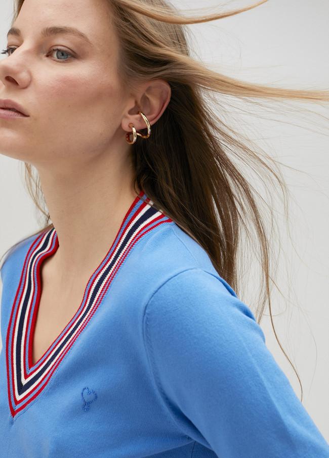 lola casademunt Jersey con detalle color Rebajas baratas