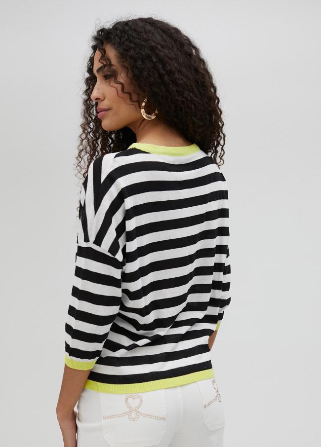 lola casademunt Jersey fino de rayas bicolor Ventas relámpago